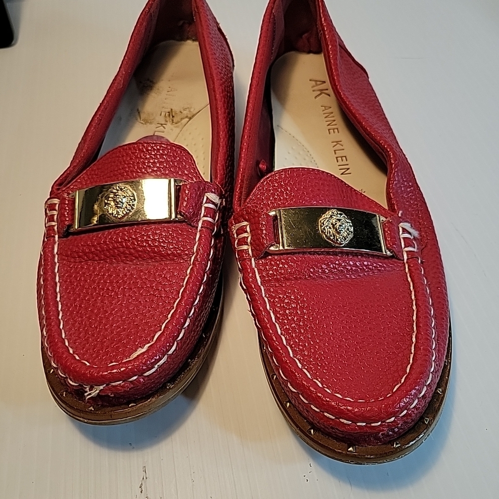 Anne Klein Red Loafers for Women